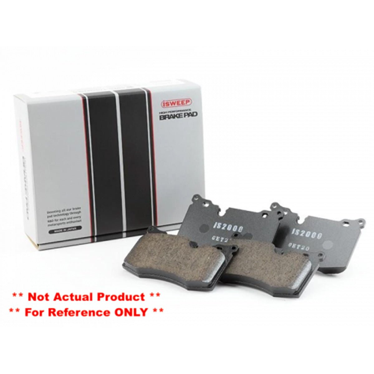 iSWEEP Front Brake Pads – Fits BMW G01 X3/G02 X4 M40i (M Sport Brakes)